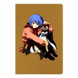 Блокнот Rei Ayanami and Pen Pen - PrintSalon