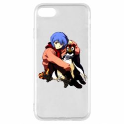 Чехол для iPhone SE 2022 Rei Ayanami and Pen Pen - PrintSalon