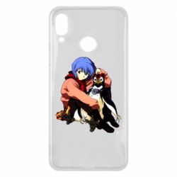 Чехол для Huawei P Smart Plus 2018 Rei Ayanami and Pen Pen - PrintSalon