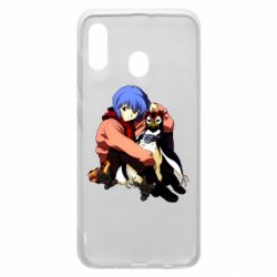 Чехол для Samsung A20 Rei Ayanami and Pen Pen - PrintSalon