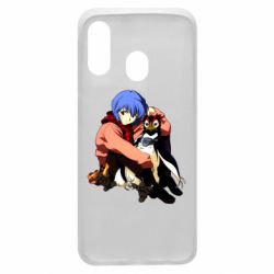 Чехол для Samsung A40 Rei Ayanami and Pen Pen - PrintSalon