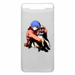 Чехол для Samsung A80 Rei Ayanami and Pen Pen - PrintSalon