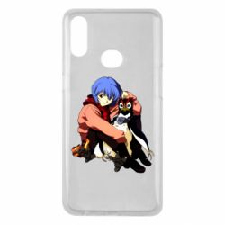 Чехол для Samsung A10s Rei Ayanami and Pen Pen - PrintSalon