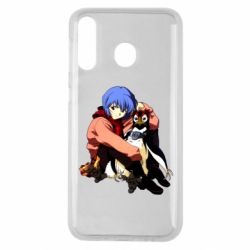 Чехол для Samsung M30 Rei Ayanami and Pen Pen - PrintSalon