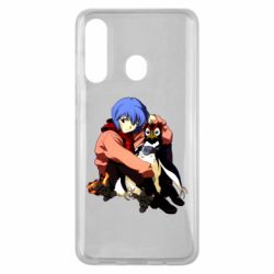 Чехол для Samsung M40 Rei Ayanami and Pen Pen - PrintSalon