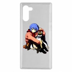 Чехол для Samsung Note 10 Rei Ayanami and Pen Pen - PrintSalon