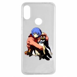 Чехол для Xiaomi Redmi Note 7 Rei Ayanami and Pen Pen - PrintSalon