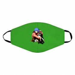 Маска многоразовая Rei Ayanami and Pen Pen - PrintSalon