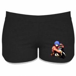 Женские шорты Rei Ayanami and Pen Pen - PrintSalon