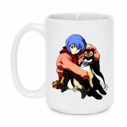 Чашка 420ml Rei Ayanami and Pen Pen - PrintSalon
