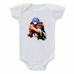 Детский бодик Rei Ayanami and Pen Pen - PrintSalon