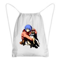 Рюкзак-мешок Rei Ayanami and Pen Pen - PrintSalon