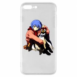 Чехол для iPhone 7 Plus Rei Ayanami and Pen Pen - PrintSalon