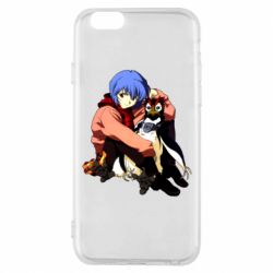 Чехол для iPhone 6/6S Rei Ayanami and Pen Pen - PrintSalon