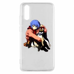 Чехол для Huawei P20 Rei Ayanami and Pen Pen - PrintSalon