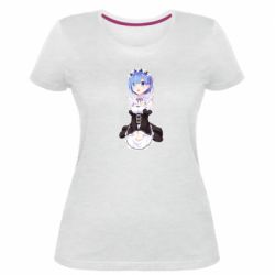 Женская премиум футболка Rem - PrintSalon