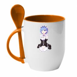 Чашка с ложкой Rem - PrintSalon