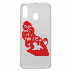 Чехол для Samsung A20 Remember who you are - PrintSalon