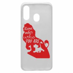 Чехол для Samsung A40 Remember who you are - PrintSalon