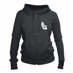 Женское худи на молнии Remember who you are - PrintSalon