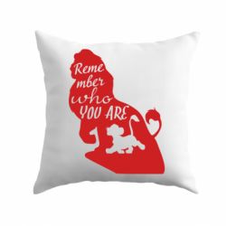 Подушка Remember who you are-PrintSalon Подушка Remember who you are