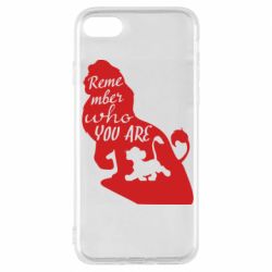 Чехол для iPhone 7 Remember who you are - PrintSalon
