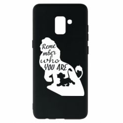 Чехол для Samsung A8+ 2018 Remember who you are - PrintSalon