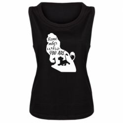 Женская майка Remember who you are - PrintSalon