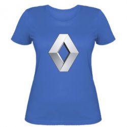 Женская футболка Renault Logo - PrintSalon
