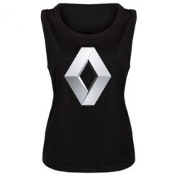 Женская майка Renault Logo - PrintSalon