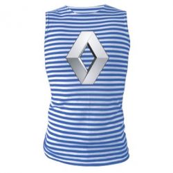 Майка-тельняшка Renault Logo - PrintSalon