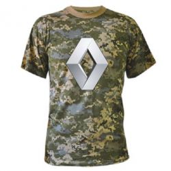 Камуфляжная футболка Renault Logo - PrintSalon