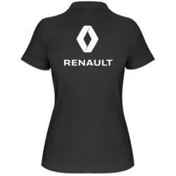 Женское поло Renault logotip - PrintSalon