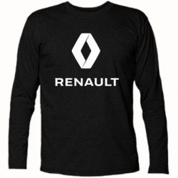 Футболка с длинным рукавом Renault logotip - PrintSalon
