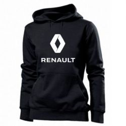 Женское худи Renault logotip - PrintSalon