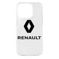 Чехол для iPhone 14 Pro Renault logotip - PrintSalon