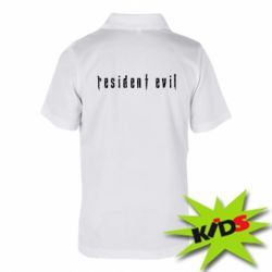 Детское поло Resident Evil - PrintSalon