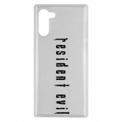 Чехол для Samsung Note 10 Resident Evil - PrintSalon