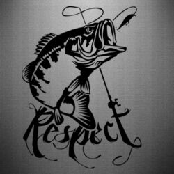 Наклейка Respect fish
