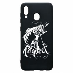 Чохол для Samsung A20 Respect fish - PrintSalon