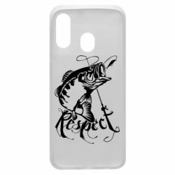 Чохол для Samsung A40 Respect fish - PrintSalon