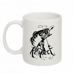 Чашка 320ml Respect fish