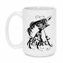 Чашка 420ml Respect fish