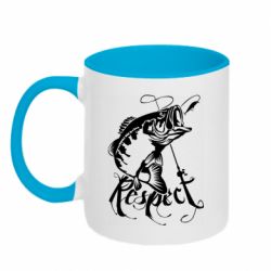Чашка двокольорова Respect fish