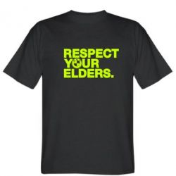 Чоловіча футболка Stedman Respect your elders. - PrintSalon