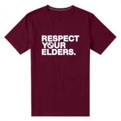 Чоловіча преміум футболка Respect your elders. - PrintSalon