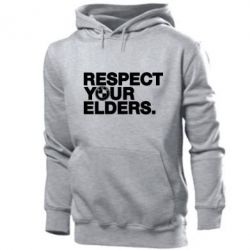 Чоловіче худі Respect your elders. - PrintSalon