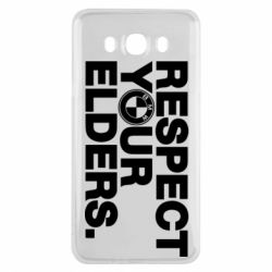 Чохол для Samsung J7 2016 Respect your elders. - PrintSalon