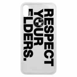 Чохол для iPhone Xs Max Respect your elders. - PrintSalon