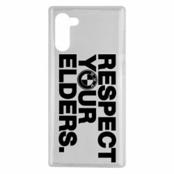 Чохол для Samsung Note 10 Respect your elders. - PrintSalon